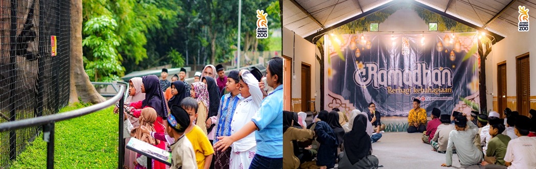 Kegiatan Santunan Anak Yatim: Edukasi Satwa, Bermain Wahana dan Buka Bersama