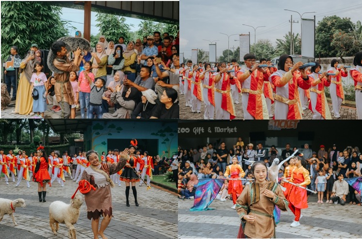 Special performance untuk pengunjung Jember Mini Zoo